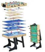 Set masa de jocuri 15 in 1 Top Life, 123.6x77x81.6 cm, Multicolor