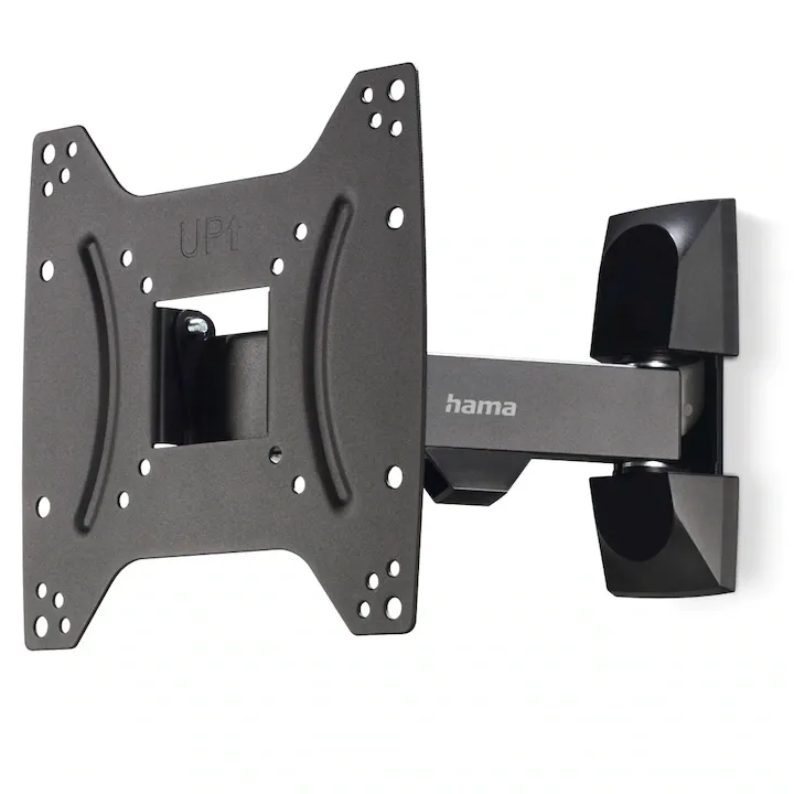 Suport TV de perete Hama 220821, Full Motion, 19"-48" (48cm-122cm), 20 kg, Negru