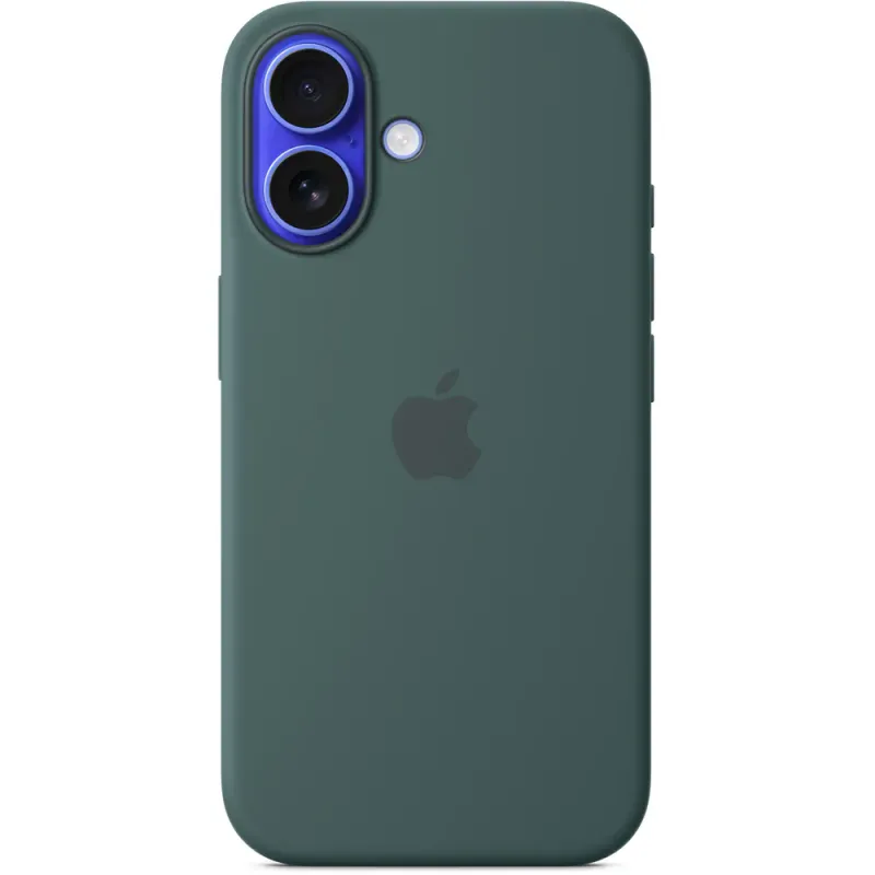 Husa telefon APPLE iPhone 16 Silicone Case cu MagSafe - Lake Green, MYY83ZM/A