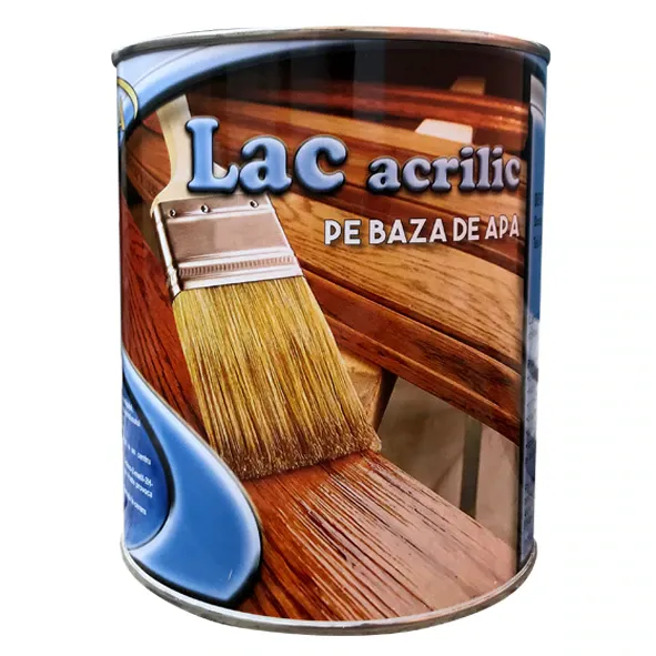 Lac acrilic pentru lemn, Fiorela, pe baza de apa, 1000ml, transparent lucios