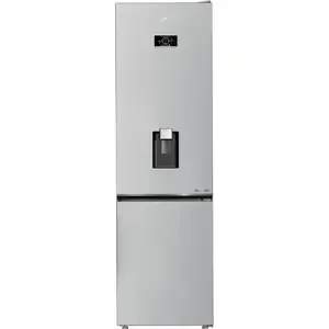 Combina frigorifica BEKO B5RCNA405HDM, No Frost, 355 l, H 203.5 cm, Clasa D, Dozator apa, gri lucios