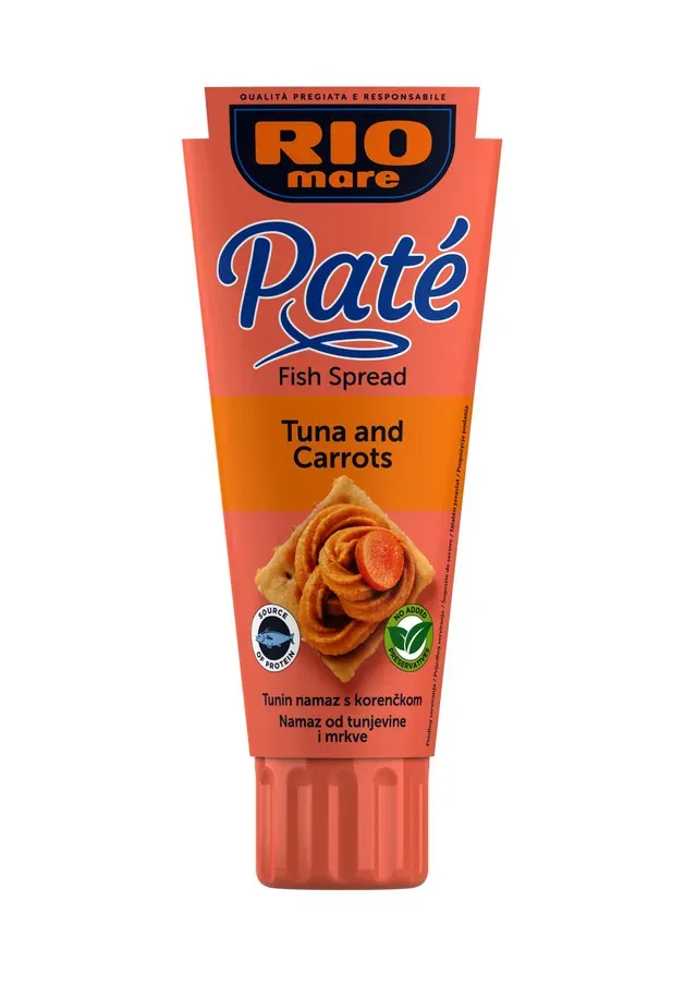 Pate de ton cu morcov Rio Mare, 100 g