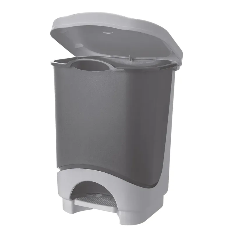 Cos de gunoi cu pedala Actuel negru, 8 L