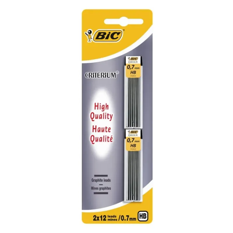 Set 2 mine Bic creion mecanic 0.7mm