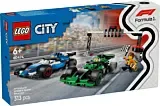 LEGO City Grila de start F1 cu masini de curse VCARB si Sauber 60474
