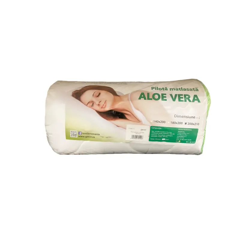 Pilota matlasata Gecor Aloe Vera, 200 x 210 cm
