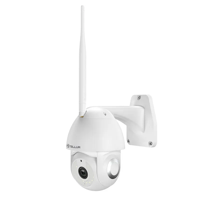 Camera de Supraveghere de exterior Tellur, WiFi, 3 MP, Alb