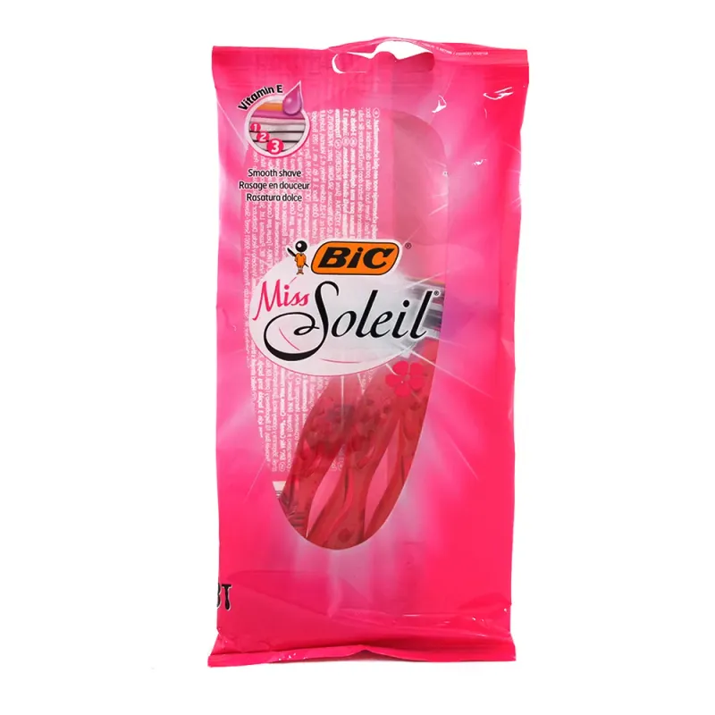 Aparat de ras pentru femei Miss Soleil BIC, 3 bucati