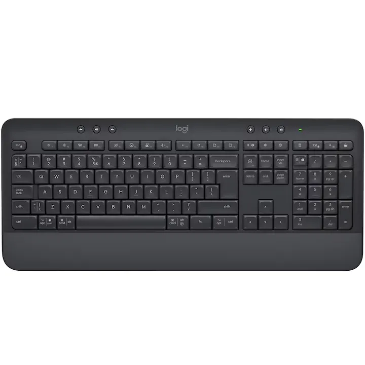 Tastatura wireless Logitech Signature K650, layout US INT'L, Graphite