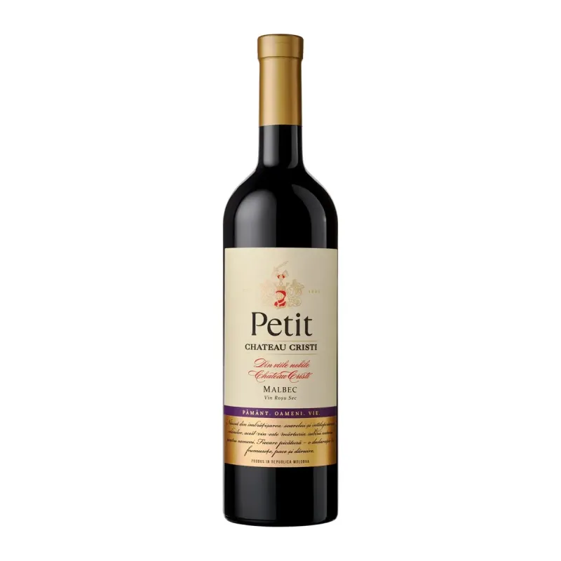 Vin rosu sec Chateau Cristi Petit, Malbec, 0.75 l