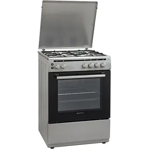 Aragaz VORTEX VO1802, 4 arzatoare, Gaz, L 60 cm, Grill, inox