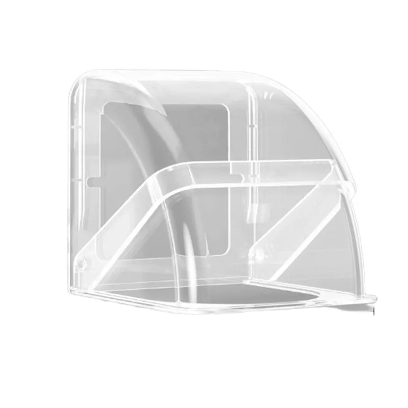 Husa protectoare impermeabila pentru prize si intrerupatoare,transparent ,10x10x9.3cm,pentru intrerupator, impermeabile, rezistente la praf si stropire