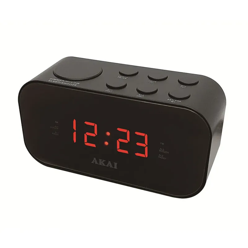 Radio cu ceas si cu doua alarme Akai ACR-3088