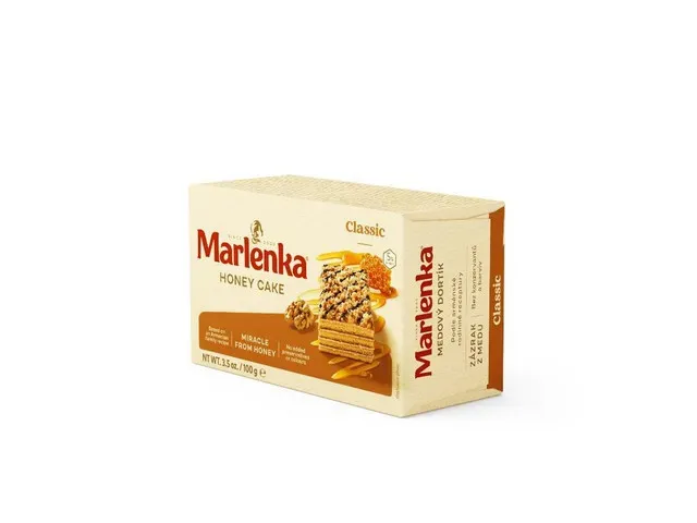 Tort cu miere si nuca Marlenka, 100 g