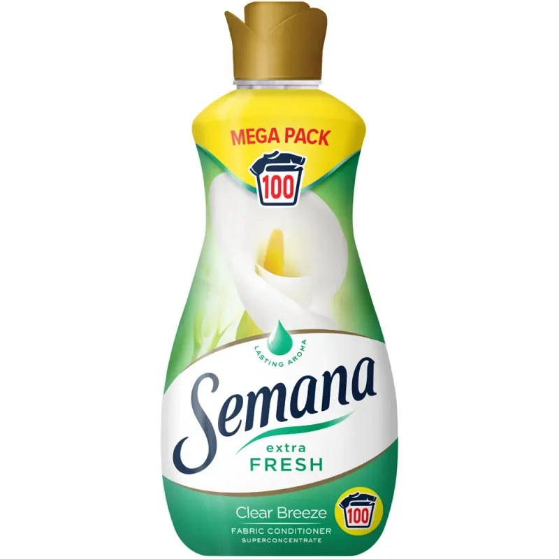 Balsam de rufe Semana Extra Fresh Clear Breeze, 100 spalari, 2 l