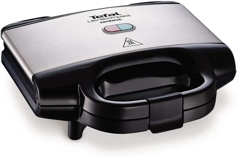 Sandwich maker Tefal SM157236, 700W, sistem de blocare, invelis antiaderent, negru