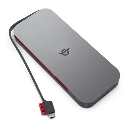 Acumulator extern Lenovo GO, wireless, 10000 mAh, USB-C
