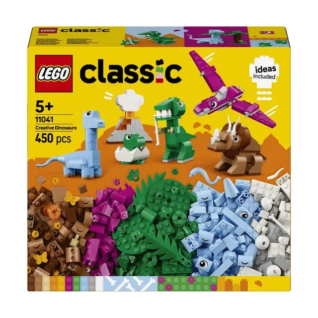 LEGO Classic - Dinozauri creativi 11041, 450 piese