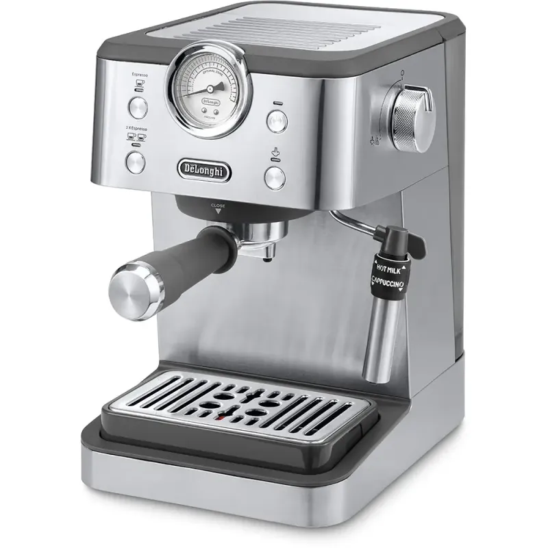 Espressor manual De'Longhi Classic EM450.M, 15 bar, 1.7 litri 1300 W, Argintiu