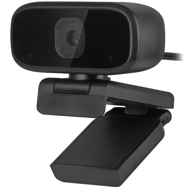 Camera Web REBEL KOM1055, CMOS, 110°, USB, Microfon (Negru)