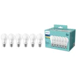 Pachet 6 becuri LED Philips, E27, 13W (100W), 1521 lm, lumina alba calda (2700K), clasa energetica E