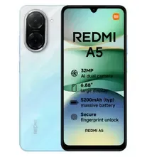 Telefon Mobil Xiaomi Redmi A5, Procesor Unisoc T7250 Octa-Core, IPS LCD Capacitive Touchscreen 6.88", 3GB RAM, 64GB Flash, Camera 32 MP, Wi-Fi, 4G, Dual SIM, Android (Albastru)