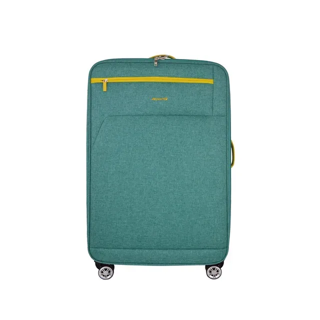 Troler Airport Soft City Break, L, 45 x 75 x 27 cm, verde