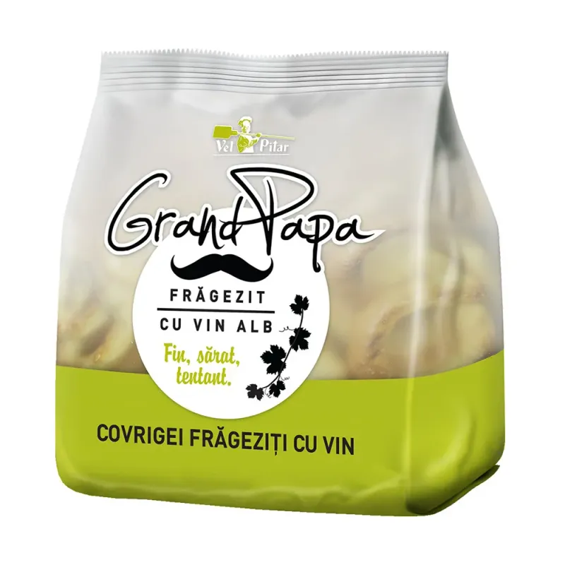 Covrigei sarati cu vin alb Grand Papa, 100 g