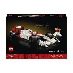 LEGO Icons Creator Expert - McLaren MP4/4 si Ayrton Senna 10330, 693 piese