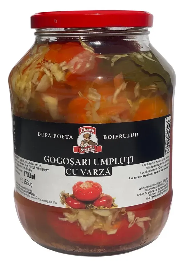 Gogosari umpluti cu varza Dinadi, 1560 g