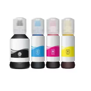 Set 4 bucati flacoane rezerva cerneala compatibila Epson 101 Extralarge, Black Cyan Magenta Yellow,340ml, 25500 pagini, pentru Epson EcoTank ITS L4150, L4160, L6160, L6170, L6190