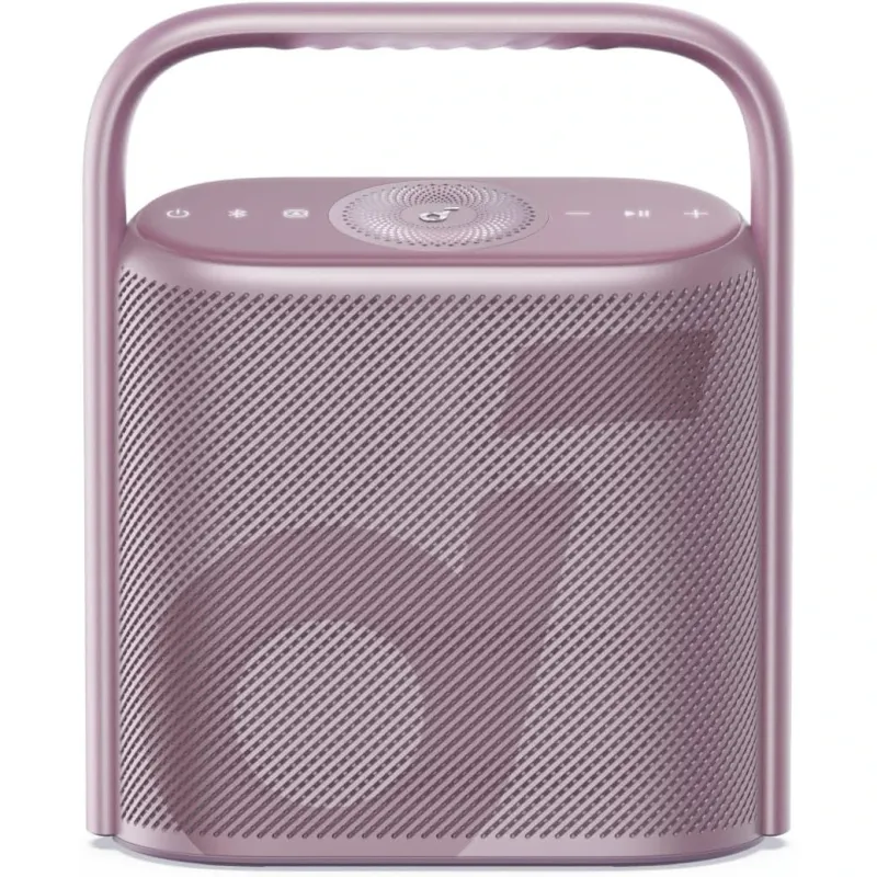 Boxa portabila Anker SoundCore Motion X500, 40W, Wireless Hi-Res Spatial Audio, IPX7, Roz