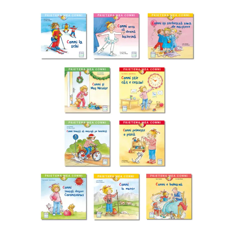 Pachet Conni 10 titluri (nr. 21-30), Liane Schneider, Eva Wenzel-Burger,Wolfram Hanel, Anna Doring, Annette Steinhauer