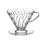 Accesoriu filtrare cafea, Dripper Hario, V-60 - 02, din plastic termorezistent
