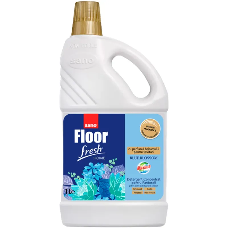 Detergent concentrat pentru pardoseli Sano Fresh Home Blue Blossom, 1 l