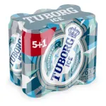 Bere blonda Tuborg Ice, 5+1 x 0.5 l