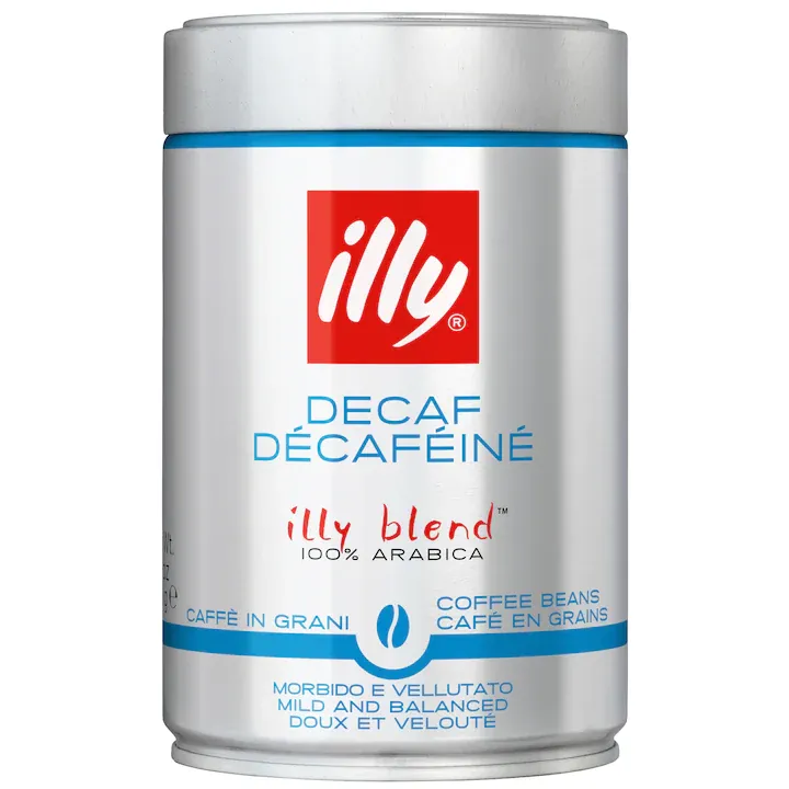 Cafea boabe, illy Decofeinizata, 250 g