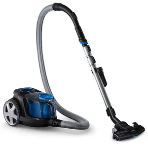 Aspirator fara sac PHILIPS PowerPro Compact FC9331/09, 1.5l, 750W, 76dB, negru-albastru