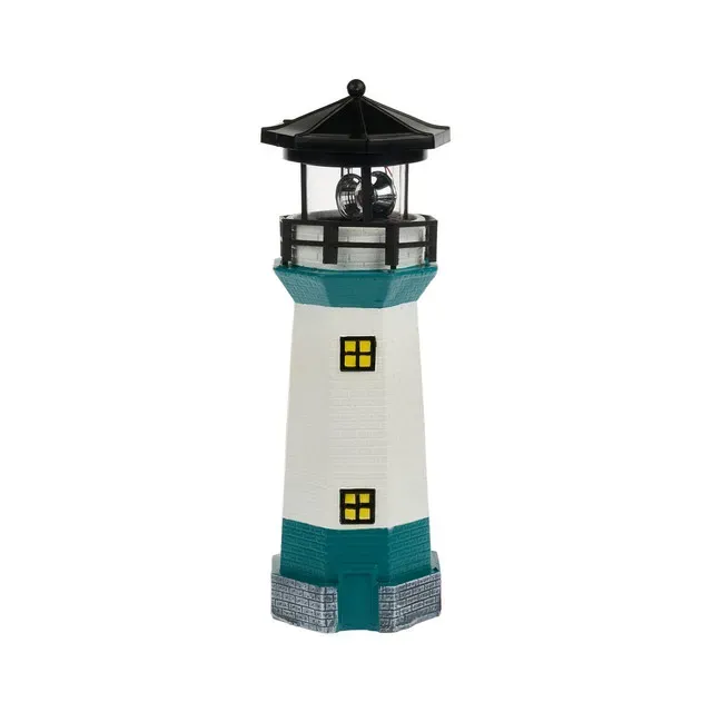 Decoratiune far cu lumina solara Garden Star, din polirasina, 9 x 9 x 27.5 cm