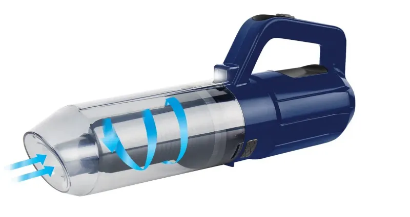 Aspirator auto Auchan,  80W, 12V, albastru