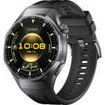 Smartwatch HUAWEI Watch GT 6 Pro, 46mm, GPS, Android/iOS, Black Fluoroelastomer Strap