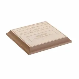 Capitel capac stalp gard Star Stone, (280 x 280) x (250 x 250) x 40 mm, smoke (alb galbui)