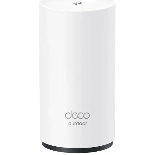 Router Mesh Wireless TP-Link Deco X50-Outdoor(1-pack), Dual-Band, Wi-Fi 6 , Gigabit, AX3000, de exterior, cu acoperire completa pentru casa, Seamless Roaming, Antivirus, Control Parental si Control Vocal