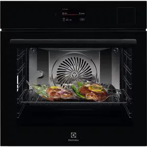 Cuptor incorporabil ELECTROLUX LOA9S3XZ, Electric, SteamPro, Autocuratare cu abur, 70 l, Clasa A++, Wi-Fi, negru