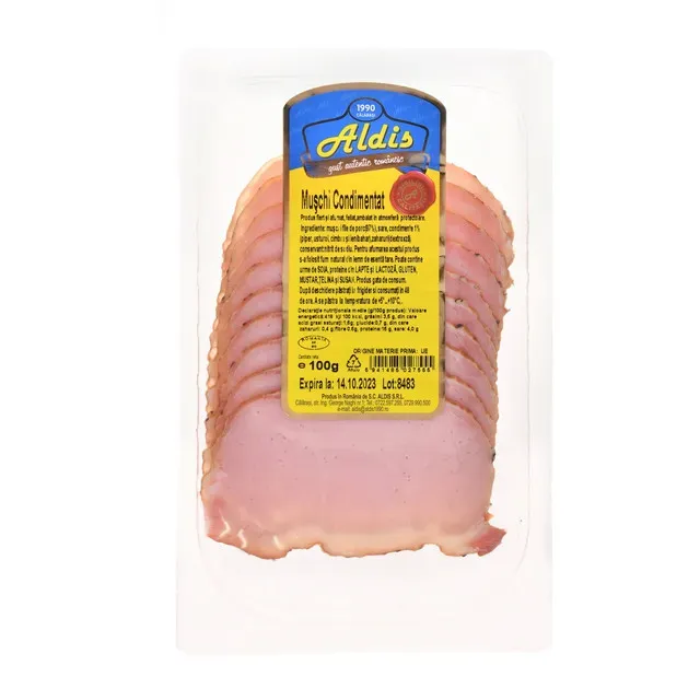 Muschi condimentat feliat Aldis, 100 g
