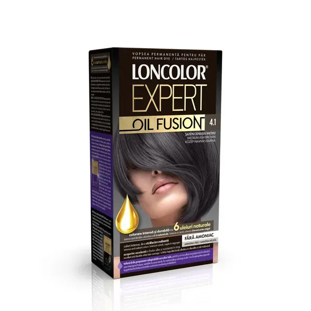 Vopsea de par Loncolor Expert Oil Fusion 4.1, 100 ml