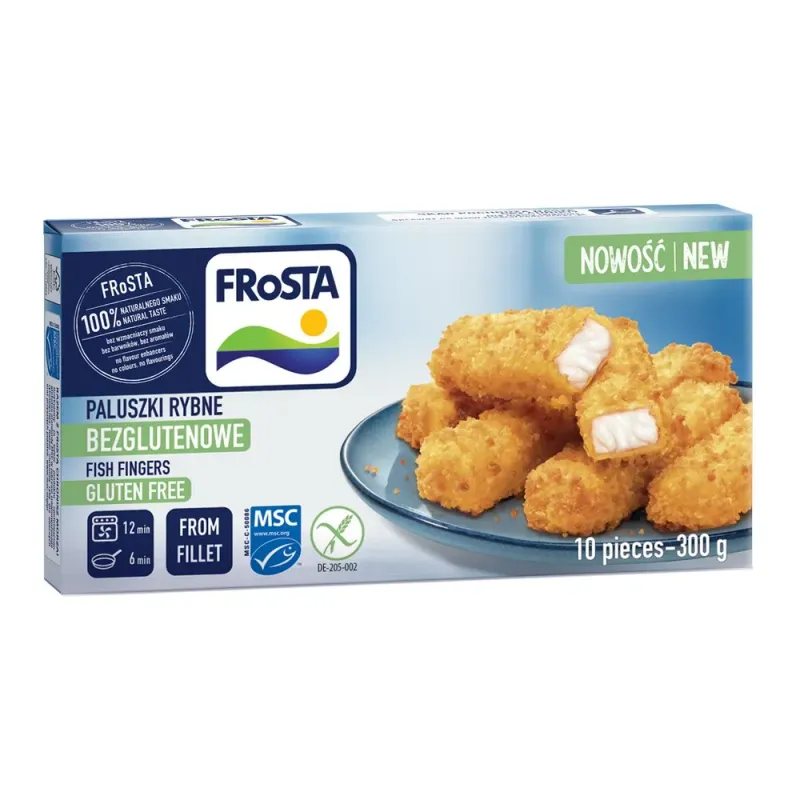 Fish Fingers Frosta, fara gluten, 300 g