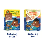 Pestisori gumati Omega 3 Moller's, cu aroma de cola, 36 jeleuri