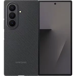 Husa telefon SAMSUNG Carbon Shield pentru Galaxy Z Fold7, EF-XF966SBEGWW, negru