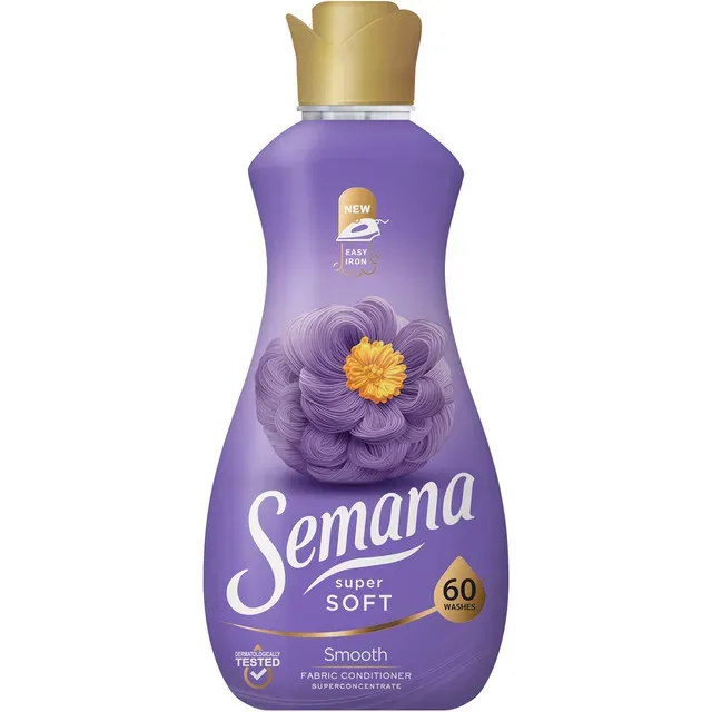 Balsam de rufe Semana Super Soft Smooth, 60 spalari, 1.2 l
